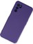 Oppo A16 Kılıf Nano Içi Kadife Silikon - Mor 2