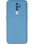 Oppo A5 2020 Kılıf Nano Içi Kadife Silikon - Mavi 1