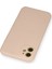 Apple iPhone 11 Kılıf Nano Içi Kadife Silikon - Pudra 3