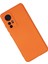 Xiaomi Mi 12 Kılıf Nano Içi Kadife Silikon - Turuncu 2