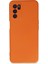 Oppo A16 Kılıf Nano Içi Kadife Silikon - Turuncu 1