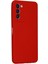 Tecno Camon 18P Kılıf Nano Içi Kadife Silikon - Kırmızı 3