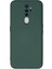 Oppo A9 2020 Kılıf Nano Içi Kadife Silikon - Koyu Yeşil 1