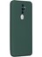 Oppo A9 2020 Kılıf Nano Içi Kadife Silikon - Koyu Yeşil 3