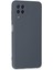 Samsung Galaxy M22 Kılıf Nano Içi Kadife Silikon - Gri 2