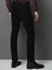 Siyah Slim Fit Denim Pamuk Karışımlı Pantolon 5