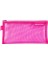 Fermuarlı Mesh Dosya Kalem Tipi Pembe 20cm x 10 cm 1