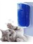 2 Paket Kedi Bakım Fırçası, Kedi Yüz Kazıyıcı, Kısa Uzun Kürk Kediler Için Kedi Masaj Tarakları (Mavi) (Yurt Dışından) 2