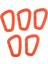 5 Adet Bahar Snap Carabiner Clip Hooks D-Ring Anahtarlık Sabit Plastik Keying Turuncu (Yurt Dışından) 1