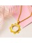 Papatya Çeyrek Altın Takılabilen Altın Kolye 3