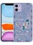 - Apple iPhone 11 - Kılıf Desenli Sert Silikon Mumila Kapak - Lilac Flower - T23350 1