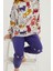 Spotted Cats Bejmelanj Kız Çocuk Uzun Kol Pijama Takım 4