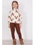 Deer Krem Kız Çocuk Uzun Kol Pijama Takım 1