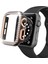Apple Watch 7 Serisi 45MM Çift Sıra Parlak Taşlı Rubber Kasa Kapak 1