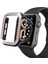 Apple Watch 7 Serisi 45MM Çift Sıra Parlak Taşlı Rubber Kasa Kapak 1