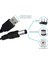 USB 2.0 To 5.5 x 2.5 mm Dc 5V Power Güç Kablosu  1m 3