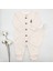 Fitilli Şapkalı Açık Pembe Kız Bebek Tulumu %100 Cotton 1