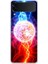 Samsung Galaxy Z Flip 4 Boyalı Yıldırım Topu Desenli Sert Pc Koruma Telefon Kılıfı Kapağı 1