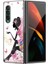 Samsung Galaxy Z Fold 4 Için Kelebek Melek Desenli Sert Pc Koruma Kapaklı Telefon Kılıfı 1