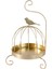 Modern Brülör Bobin Tutucu Bahçe Otel Kampı Golden Retro Bird Için Pas Yalıtımlı Demir 2