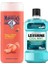 Duş Jeli Şeftali 400 ml + Listerine Cool Mint 250 ml Hijyen Seti 2