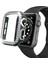 Apple Watch 7 41MM Uyumlu Çift Sıra Parlak Taşlı Rubber Kasa Kapak 1