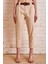 Kemerli Gabardin Denim Pantolon 3