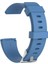Fitbit Versa 2 - Versa Lite Large Beden(L Sıze) Için Silikon Kordon Kayış Mavi 1