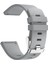 Fitbit Versa 2 - Versa Lite Small Beden(S Sıze) Için Silikon Kordon Kayış Gri 1