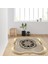 Dijital Baskı Yıkanabilir Kaymaz Taban Yuvarlak Salon Halısı RVG7286-SD797 1
