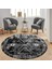 Dijital Baskı Yıkanabilir Kaymaz Taban Yuvarlak Salon Halısı RVG7309-SD1034 1