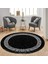 Dijital Baskı Yıkanabilir Kaymaz Taban Yuvarlak Salon Halısı RVG7311-SD1079 1
