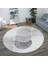Dijital Baskı Yıkanabilir Kaymaz Taban Yuvarlak Salon Halısı RVG7314-SD392 1