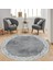 Dijital Baskı Yıkanabilir Kaymaz Taban Yuvarlak Salon Halısı RVG7323-HK105 1