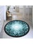 Dijital Baskı Yıkanabilir Kaymaz Taban Yuvarlak Salon Halısı RVG7341-SD1023 1