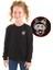 Uğurböceği Kız Çocuk Siyah Sweatshirt 1