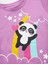 Gökkuşağı Panda Kız Çocuk T-Shirt Pantolon Takım 5
