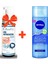 E2'quality Diş Köpük + Nıvea Aqua Sensation Yüz Temizleme Jeli (200 Ml), Salatalık Özü Içeren Formül ile Etkili Yüz Temizleme, Canlanmış Cilt Tonu, Tüm Cilt Tipleri 1