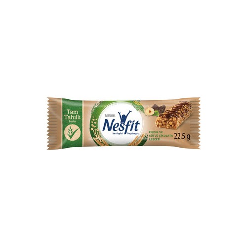 Nesfit Sütlü Çikolatalı Fındık Aromalı Tam Tahıllı Bar 22.5g