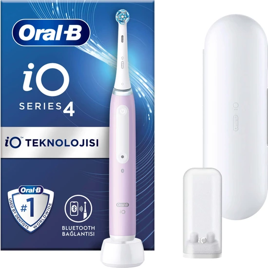 Oral-B iO 4 Şarjlı Diş Fırçası - Eflatun