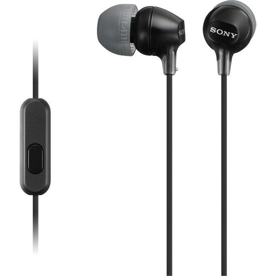Sony EX15AP Kablolu Kulaklık Stereo Kulakiçi Spor Kulaklık - Siyah (Yurt Dışından)