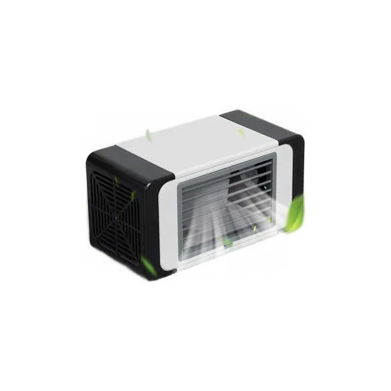 Taşınabilir Hava Soğutucu Ev Çok Fonksiyonlu USB Masaüstü Klima Fanı 2 Buz Kristal Paketi ile Mini Klima Hava | Hayranları