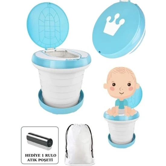 Mooie Baby's Katlanabilir Çocuk Tuvaleti Plus, Çok Fonksiyonlu Alıştırma Tuvaleti, Carry Potty , Taşınabilir Lazımlık