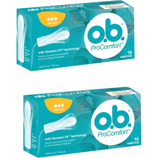 O.B O.B. Pro Comfort Normal Tampon 16 Lı 2 Adet Fiyatı