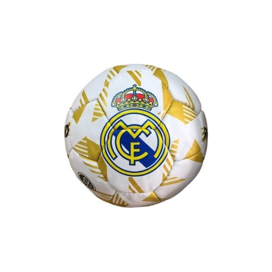 Avessa Lisanslı Real Madrid Futbol Topu 4 Astarlı No:5 El Dikişli Mat Deri Her Türlü Zemine Uygun