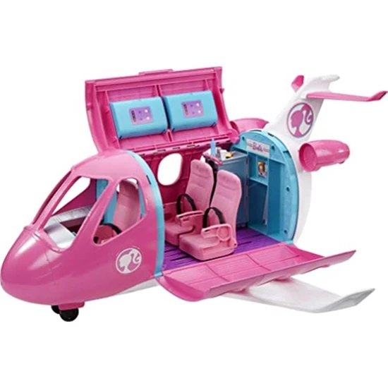 Barbie Barbie'nin Pembe Uçağı, 15'ten Fazla Parçaya Sahip, Dönüşüm Özellikli GDG76