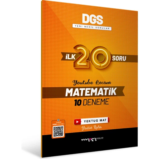 Marka Yayınları 2024 DGS Matematik İlk 20 Soru 10 Deneme