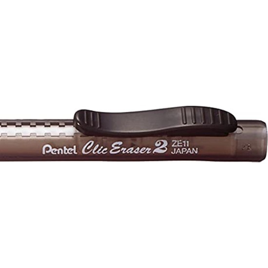 EKS Ticaret Pentel Clic Eraser 2 Sürgülü Kalem Silgi Şeffaf Fiyatı