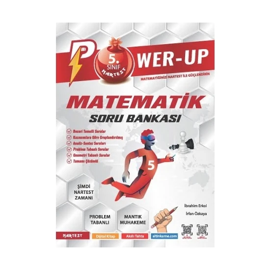 Nartest Yayınevi 5. Sınıf Power - Up Matematik Soru Bankası