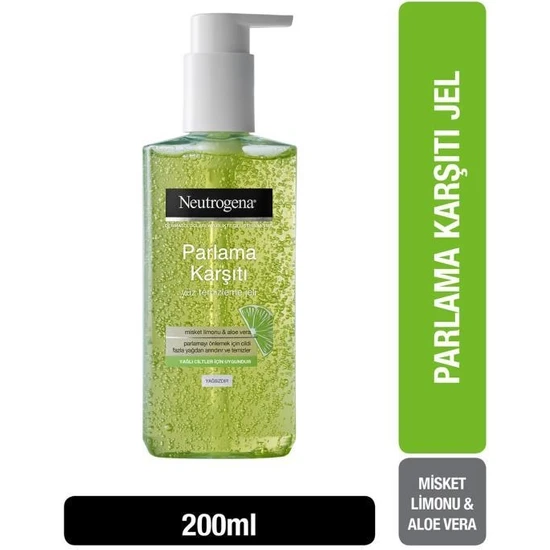Neutrogena Visibly Clear Pore&Shine Yüz Temizleme Jeli, 200 ml